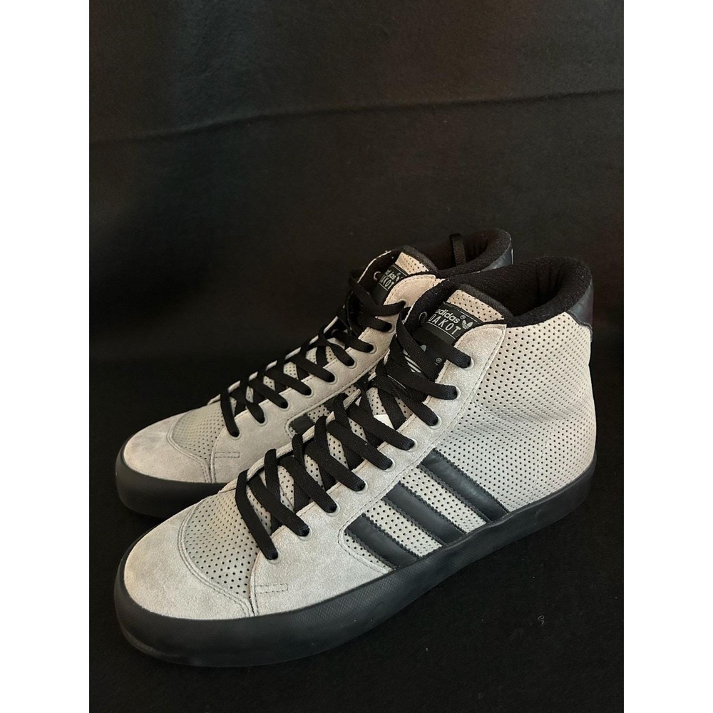 Adidas Originals Dakota Mid 351618 Gray Black Suede Gum‎ Sneakers Men's Size 12